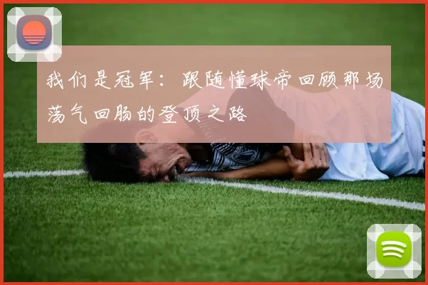 我们是冠军:跟随懂球帝回顾那场荡气回肠的登顶之路